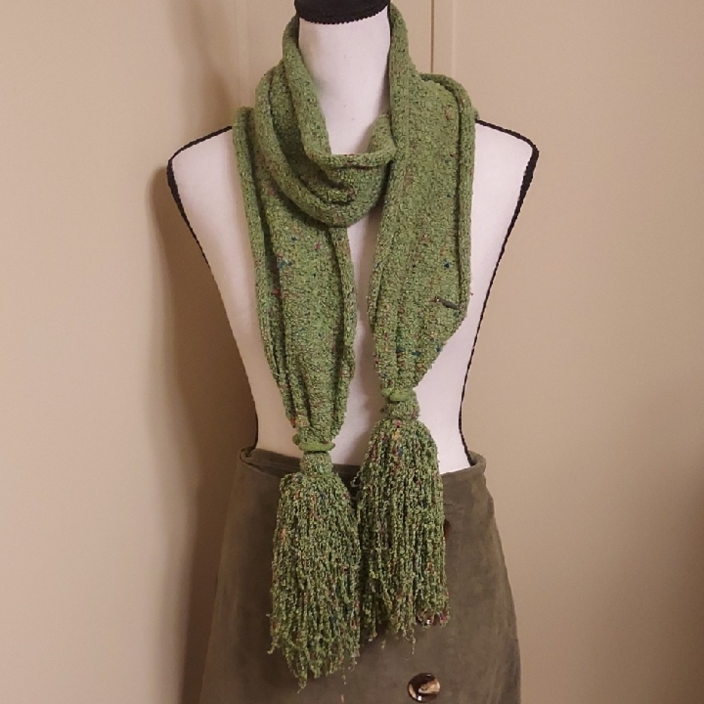 Isotoner Multicolor Scarf With Tassels